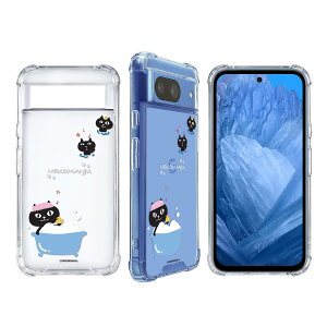 abbi FRIENDS Google Pixel 8a �p �P�[�X �l�R�}���W���E�n�C�u���b�g�P�[�X [ �ϏՌ� TPU �|���J�[�{�l�[�g UV�v�����g �h�o �X�g���b�v�z�[���t�� ���C�����X�[�d Qi ] �N���A �w�ʃJ�o�[ �o�X�^�C��
