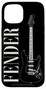 iPhone 15 Fender Retro Vintage Americana Stratocaster Guitar Logo �X�}�z�P�[�X