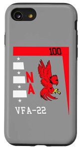 iPhone SE (2020) / 7 / 8 �Ō��퓬��s�� VFA-22 �t�@�C�e�B���O�E���b�h�R�b�N�X F-18 �X�}�z�P�[�X