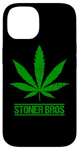 iPhone 14 STONER BROS �}���t�@�i Funny Cannabis Weed �X�}�z�P�[�X