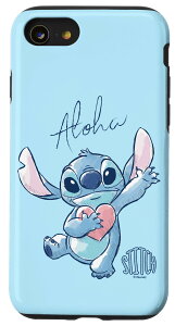 iPhone SE (2020) / 7 / 8 Disney Lilo & Stitch Aloha Cute Heartwarming Sketch Logo �X�}�z�P�[�X