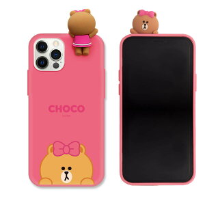 [LINE FRIENDS CZXi] iPhone 12 P[X 12 Pro \tg P[X C tY [ `R tBMAt }bgdグ ACtH 12 v Jo[ ] SNEAK PEEK CHOCO KCE-CSB056yKiz