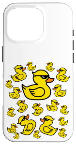 iPhone 16 Pro Cool Rubber Yellow Duck Childish Illustration Graphic Design �X�}�z�P�[�X