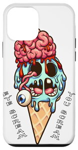 iPhone 12 mini |nEBACXN[ I Scream You Scream Gross Eyball X}zP[X