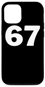 iPhone 12/12 Pro Number 67 TVcA# Sixty-Seven W[W X|[c a X}zP[X