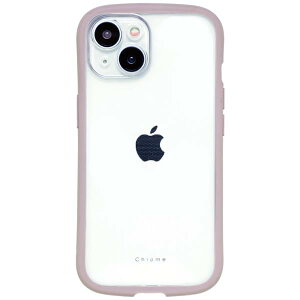 �N���[���N���A Chrome-CLEAR iPhone15��p�w�ʌ^�P�[�X Chrome-CLEAR Cocoa iP23-61-CHC10
