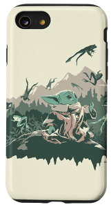 iPhone SE (2020) / 7 / 8 スター・ウォーズ グローグ フォースフロッグ 浮遊 スマホケース