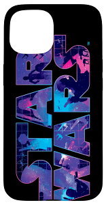iPhone 15 スター・ウォーズ ロゴ 90年代ギャラクシー スマホケース