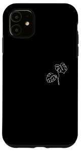 iPhone 11 LINEPIC MONSTERA ART | �A�� | �ϗt�A�� | �A�����D�� �X�}�z�P�[�X