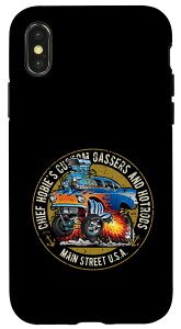 iPhone X/XS Chief Hobie's Gassers and Hotrods ���B���e�[�W�A���e�B�[�N���f�U�C�� �X�}�z�P�[�X