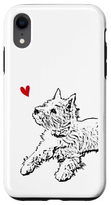 iPhone XR �E�F�X�g�n�C�����h�z���C�g�e���A ���A�[�g �E�G�X�e�B �C���X�g West Highland White Terrier �X�}�z�P�[�X
