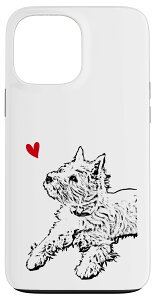 iPhone 13 Pro Max �E�F�X�g�n�C�����h�z���C�g�e���A ���A�[�g �E�G�X�e�B �C���X�g West Highland White Terrier �X�}�z�P�[�X