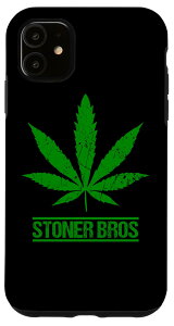 iPhone 11 STONER BROS �}���t�@�i Funny Cannabis Weed �X�}�z�P�[�X