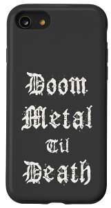 iPhone SE (2020) / 7 / 8 Doom Metal Til Death ���V�p�X���b�W�X�g�[�i�[���^�� �X�}�z�P�[�X