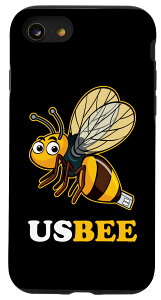 iPhone SE (2020) / 7 / 8 Funny Honey Bee USB �{�I �I�̑� �I�j �X�}�z�P�[�X