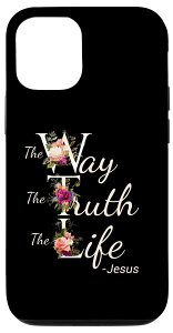 iPhone 12/12 Pro Women�fs Christian Faith Bible Verse: Way Truth Life Jesus �X�}�z�P�[�X