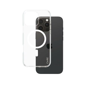 PanzerGlass �p���U�[�O���X iPhone 16 Pro Max CARE by Case Flagship White MagSafe
