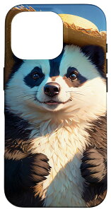 iPhone 16 Pro 킢oW[A[g[N Xqt Badgers Meadow Art X}zP[X