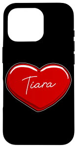 iPhone 16 Pro ��`���n�[�g�e�B�A�� - �t�@�[�X�g�l�[�� �n�[�g I Love Tiara �X�}�z�P�[�X