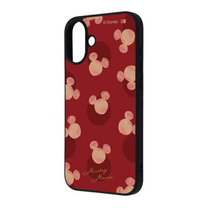 �C���O���� iPhone 16 Plus �P�[�X �f�B�Y�j�[ maru �Ռ��z�� �o���p�[ �n�C�u���b�h�P�[�X �X�}�z�P�[�X �ϏՌ� �y�� �X���� �~�b�L�[�}�E�X_�h�b�g���b�h �A�C�t�H��16 IQ-DP48K4TB/MK43