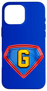 iPhone 16 Pro Max Cool Super G Alphabet Cute Initial Monogram Letter G Graphic X}zP[X