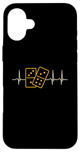 iPhone 16 Plus Dominoes Heartbeat Loves Domino �Q�[�� �{�[�h�Q�[�� �h�~�m �X�}�z�P�[�X