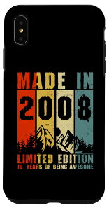 iPhone XS Max Live Legends Birthday Vintage 2008 Limited Edition 16th Bday X}zP[X