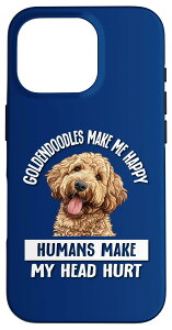 iPhone 16 Pro Funny Cute Make Me Happy Goldendoodle Doodle Dog Lover �X�}�z�P�[�X