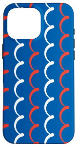 iPhone 16 Pro Max White Blue Red France Tricolor Wave French Language Pattern �X�}�z�P�[�X