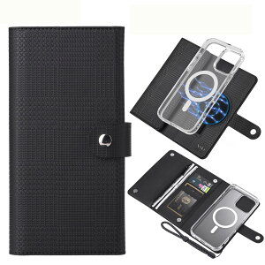 yNAP[XŁzViLi-GHB iPhone 15 Pro Ή 2in1 z J[h[ O\ }Olbg E  Xgbvt 2WAY 蒠^P[X O`FbN  CIH15Pro-VL-GHB-C-BK