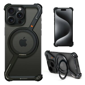 Hacray 15 Pro Max p op[P[X 360°] MagsafeOX^h [ A~jEf Ռh~ ϋv MagSafeΉ h~ X}zObv ] HR26883i15PM ubNyKiz