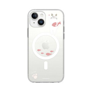 abbiFRIENDS iPhone 15 �P�[�X �^�[�`���� MagSafe�Ή��N���A�P�[�X [ magsafe�p�}�O�l�b�g���� �t�����Y�q�� 4�p �G�A�N�b�V���� �ϏՌ� TPU�ƃ|���J�[�{�l�[�g�̃n�C�u���b�h �h�o ���C�����X�[�d