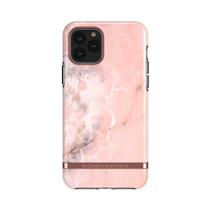 Richimond&Finch iPhone 11 Pro Max �P�[�X �w�ʃJ�o�[ FREEDOM CASE �}�[�u�� Pink Marble(���b�`�����h�A���h�t�B���` �t���[�_���P�[�X)�嗝�Ε� 6.5�C���` �A�C�t�H���y���{���K�㗝�X�i�z RF17997i65R