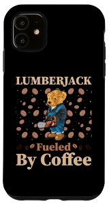 iPhone 11 Funny Lumberjack Bear `F[\[ Y A[{Xg ؐ R[q[D X}zP[X