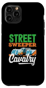 iPhone 11 Pro Street Sweeper Cavalry ファニーストリートクリーナー スマホケース