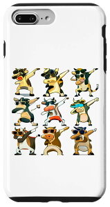 iPhone 7 Plus/8 Plus N[ȃTOX𒅂Dabbing Cows (AI Generated Art) X}zP[X