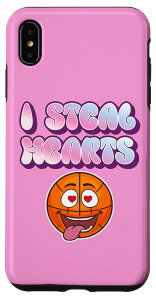 iPhone XS Max Groovy I Steal Hearts �t�@�j�[�o�����^�C���o�X�P�b�g�{�[�� �L�b�Y�K�[�� �X�}�z�P�[�X