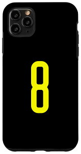 iPhone 11 Pro Max All Sports Fan Favorite Yellow #8 W[W X}zP[X