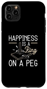 iPhone 11 Pro Max Funny Happiness Is A Ring On A Peg �����O�g�X���D�ƌ��� �X�}�z�P�[�X