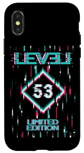 iPhone X/XS �a�������x������ŃQ�[�~���O�M�t�g�Q�[�}�[ Limited Edition Level 53 Gaming Gift �X�}�z�P�[�X