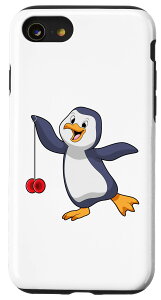 iPhone SE (2020) / 7 / 8 ペンギン ヨーヨー スマホケース