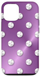 iPhone 14 Trendy Polka Dot Decor For Women And Summer Aesthetic Purple �X�}�z�P�[�X