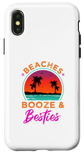 iPhone X/XS Funny Girls Party Vacation Summer Travel Vacay Beaches �X�}�z�P�[�X