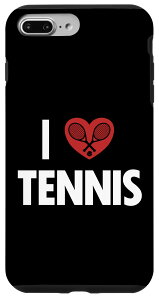 iPhone 7 Plus/8 Plus I love Tennis Tennis Trainer �X�}�z�P�[�X
