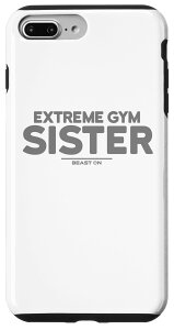 iPhone 7 Plus/8 Plus Extreme Gym Sister ���f�B�[�X ���[�N�A�E�g �O���[ �t�B�b�g�l�X �g���[�j���O �X�}�z�P�[�X