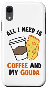 iPhone XR Coffee and my gouda Maker ケソチーズモンガー ゴーダチーズ スマホケース