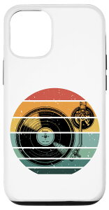 iPhone 13 Pro Vintage Turntable Sun Vinyl Records Music LP DJ R[hv[[ X}zP[X