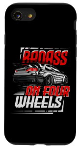 iPhone SE (2020) / 7 / 8 �Ԉ��D�Ƃ̂��߂�Badass On Four Wheels �X�}�z�P�[�X