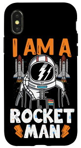 iPhone X/XS I am a Rocket �F����s�m Fly to the Moon �F���D�X�^�[�g �X�}�z�P�[�X
