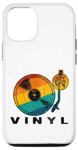 iPhone 14 Vinyl Turntable Records Music LP DJ Vintage Sun R[hv[[ X}zP[X
